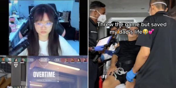 S'pore Streamer Stops Playing Game As Father Has Heart Attack, Quick Decision Saves His Life