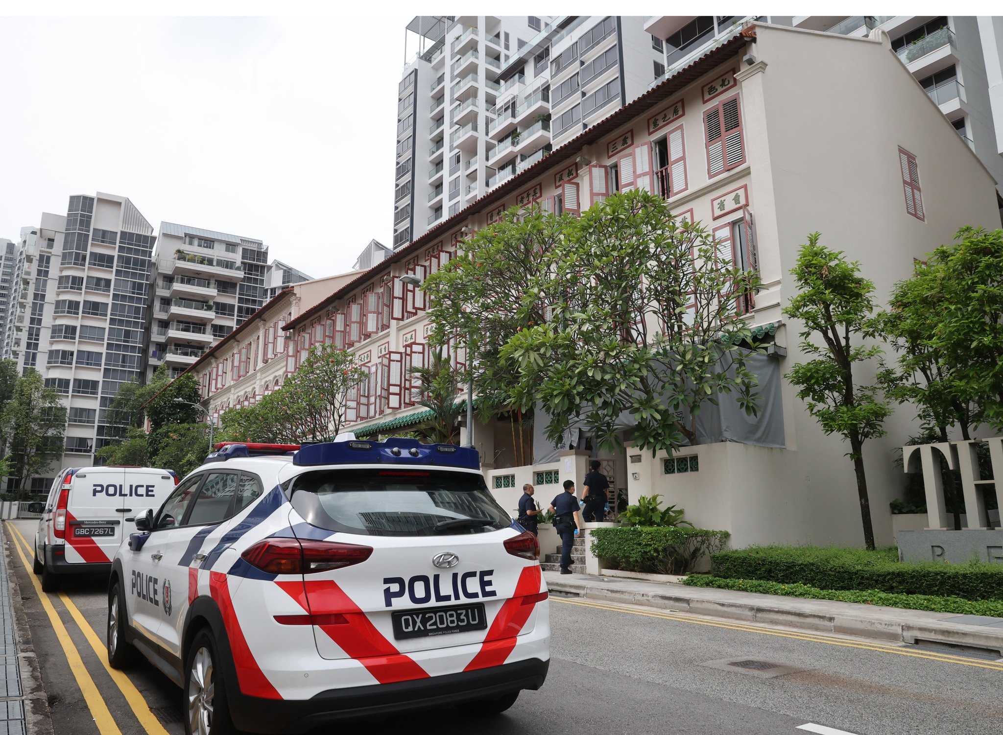 man dead shophouse