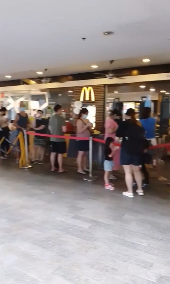 McDonald's pikachu carrier queues