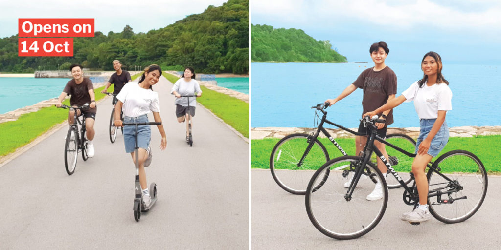 Bicycle & Scooter Kiosk Opening On St John’s Island, Rentals Cost S25