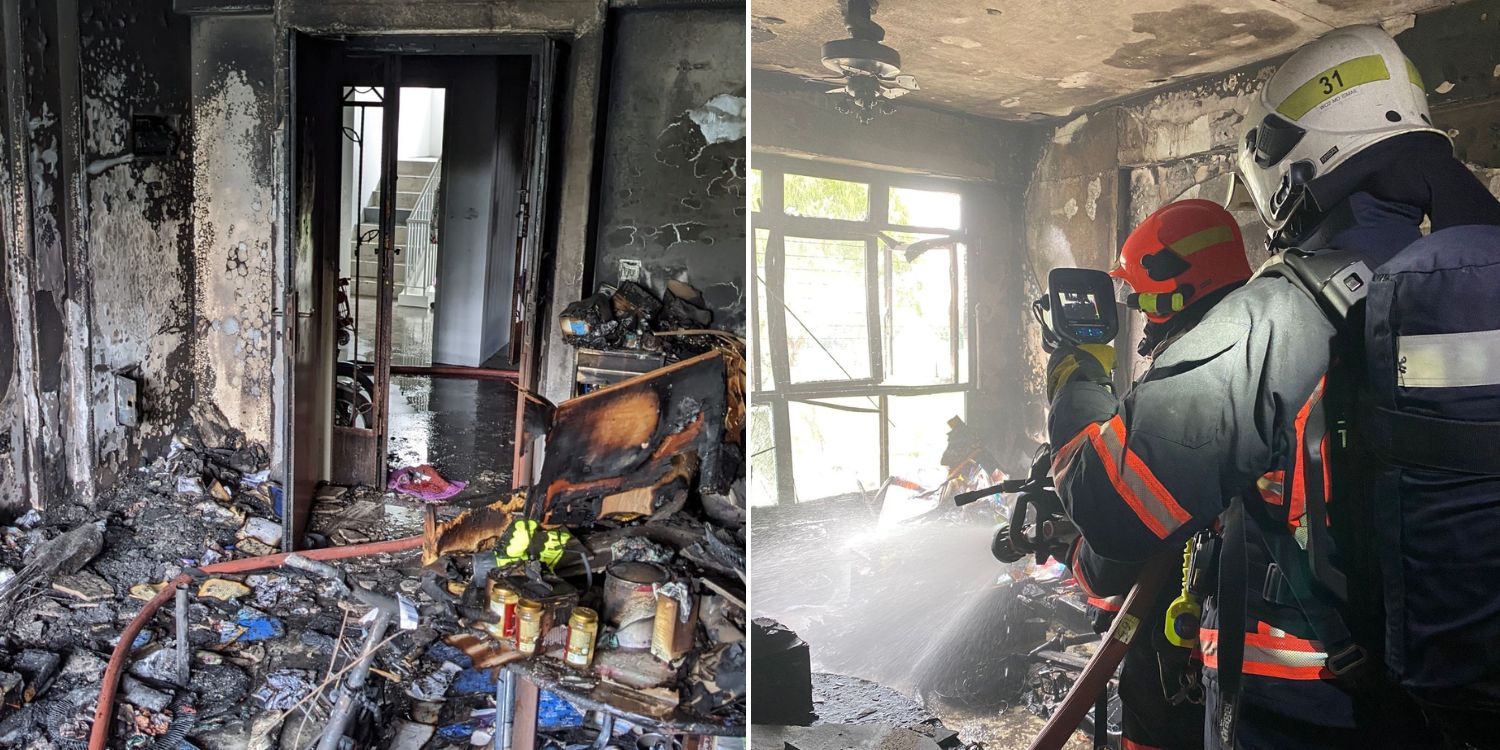 E-Bike Battery Allegedly Sparks Fire At Yishun Flat, 2 People Sustain ...