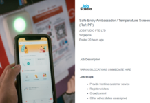 SafeEntry Ambassador Job Openings Listed Online, Sparks Questions About Return Of Restrictions