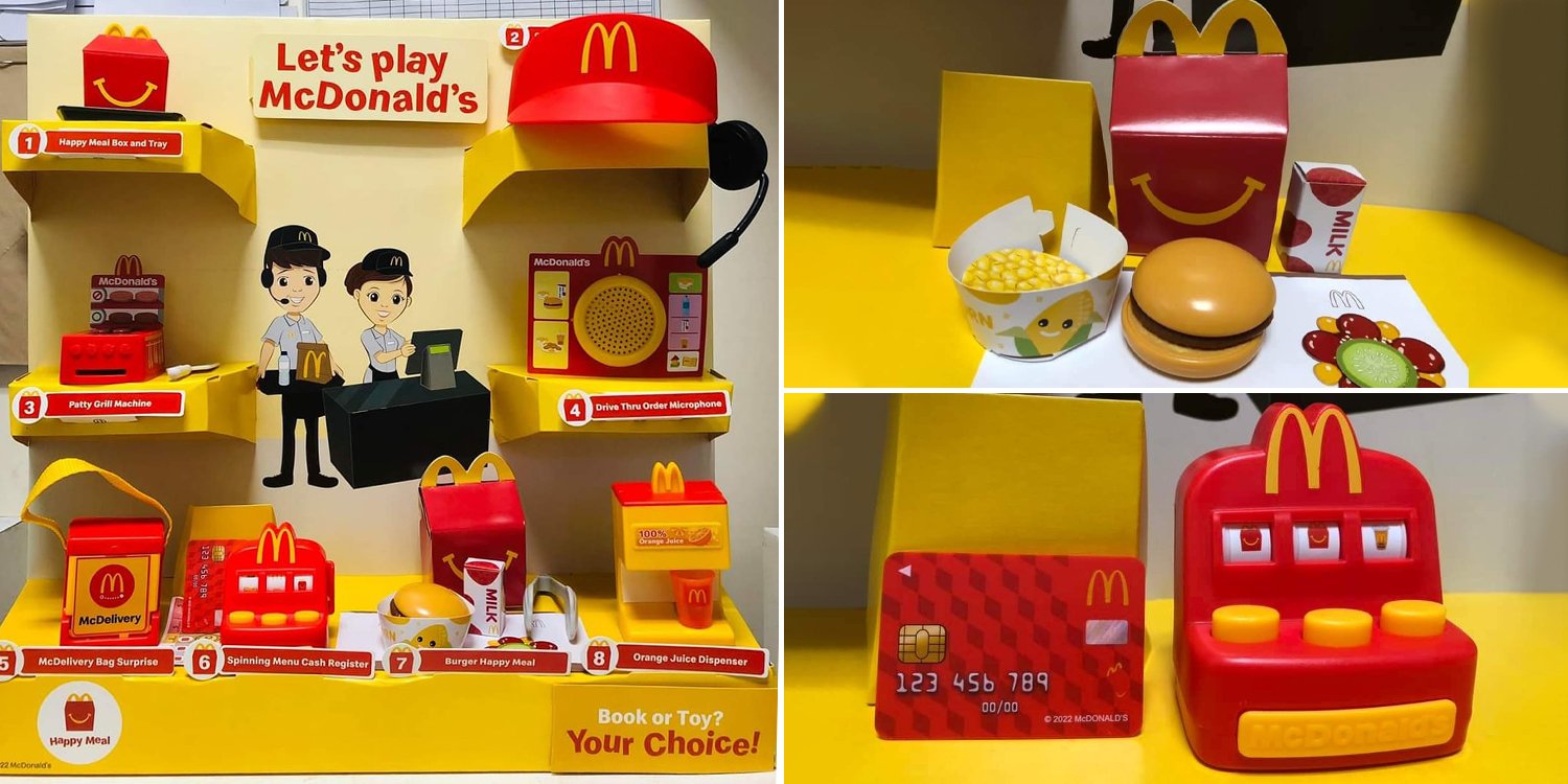McDonald’s S’pore Happy Meal Toys Let Kiddos Pretend They Run A Fast