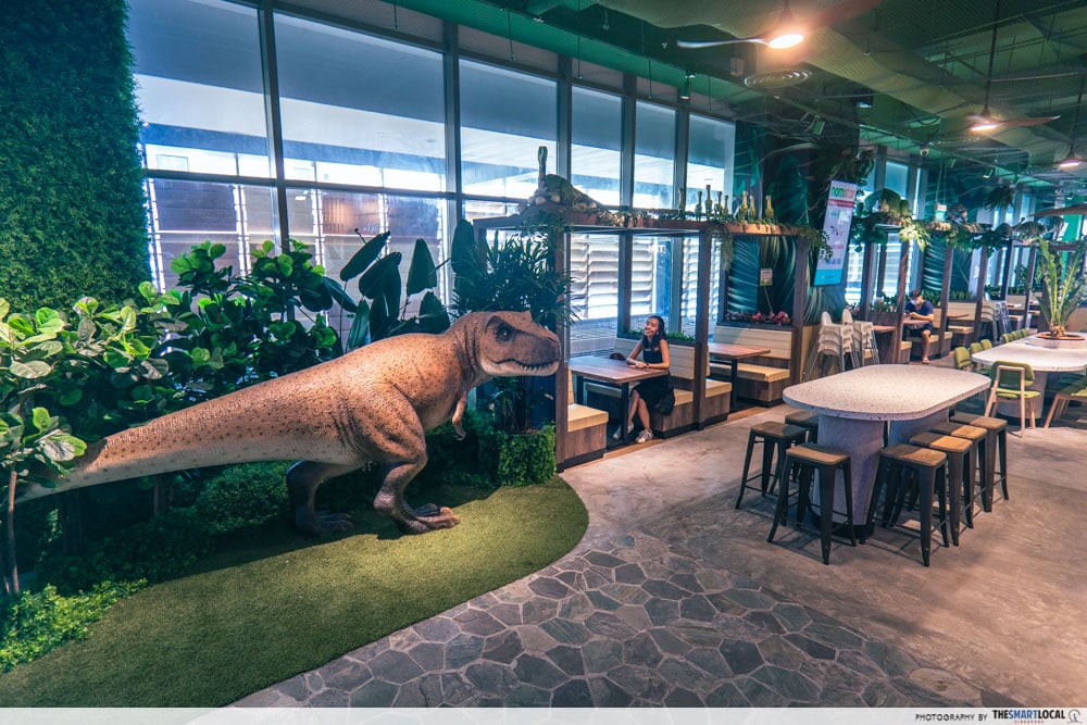 dinosaur food court Punggol