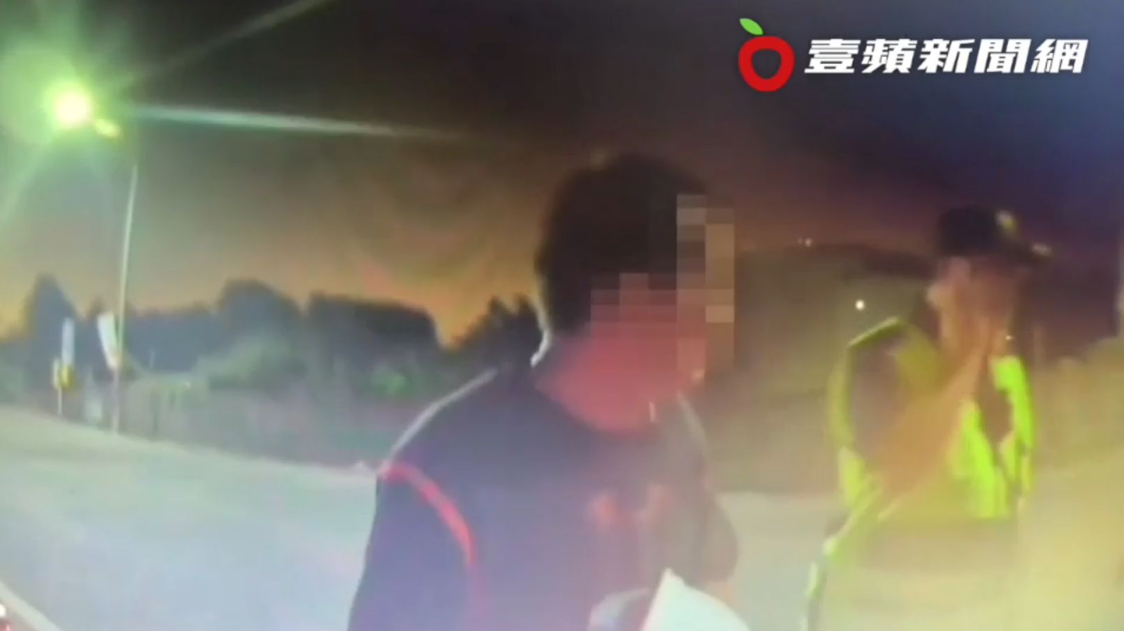 drunk Taiwan breathalyser kiss