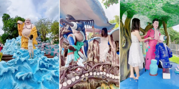 Woman Steps On Haw Par Villa Exhibits, Catches Hell For Irresponsible Behaviour