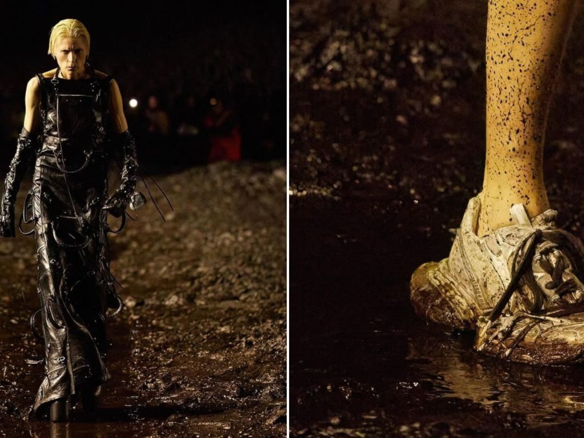 Balenciaga Holds Fashion Show In Muddy Pit, Reminds Us Of Scenes From F1 S'pore