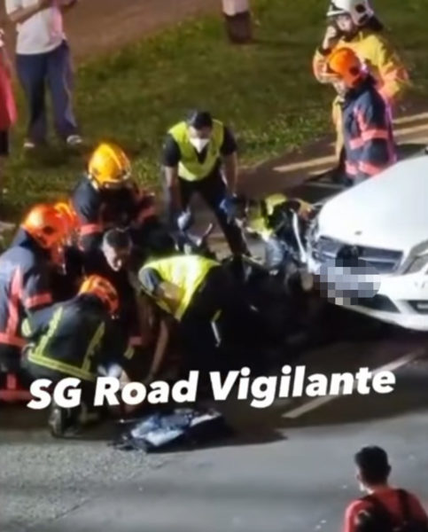 Motorcycle Dragged For 4 Metres After Bukit Panjang Accident, Injured ...