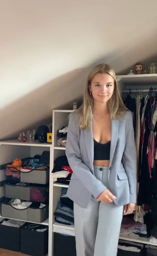 Woman Wears Crop Top With Blazer To Work, Receives Criticisms On TikTok
