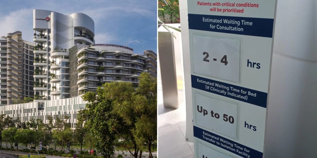 Up To 50 Hours Waiting Time For Beds At S'pore Hospitals, Emergency