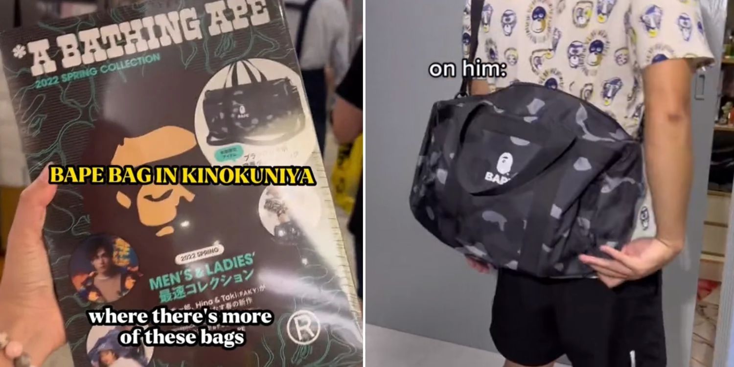 TikToker Discovers Kinokuniya Sells Branded Bags With Magazines, Older  S'poreans Shocked They Didn't Know