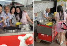 Friends Volunteer As Sim Lim Ice Cream Uncle's 'Sales Staff', Help Sell Out Items