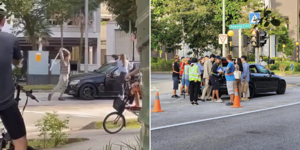 Man With Sword Charges At People In Punggol, Turns Out He's Filming A Channel 8 Drama