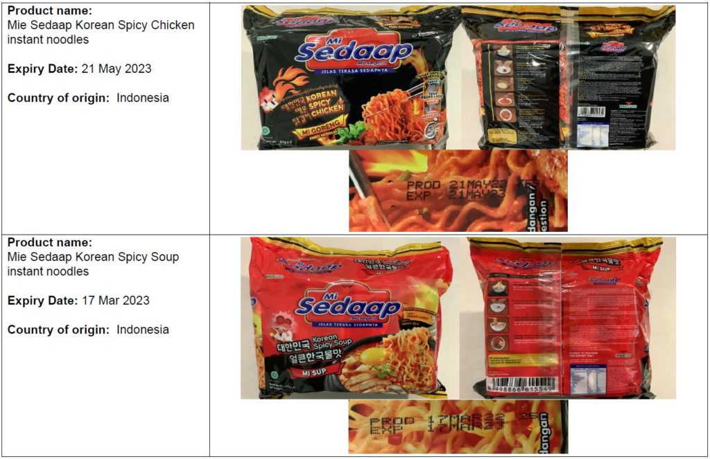 2 More Mie Sedaap Products Recalled By SFA, Others Now Being Tested For ...