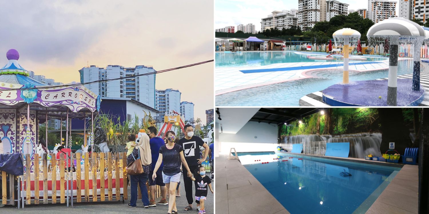 Jurong Play Grounds Houses A Carnival, Huge Dog Water Park & Kids' Heated Pools
