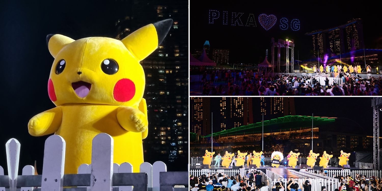 Pikachu Night Show At Marina Bay May Be Delayed Or Cancelled Due To Bad  Weather