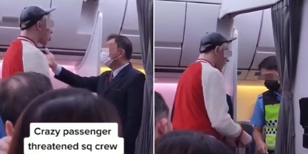 Sia Passenger Rudely Demands Water From Flight Attendant Taken Away By Auxiliary Police At