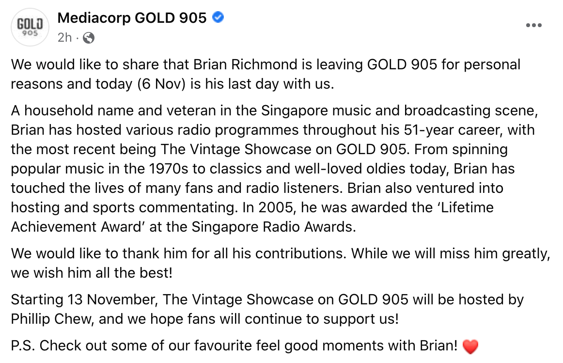 brian richmond GOLD 905