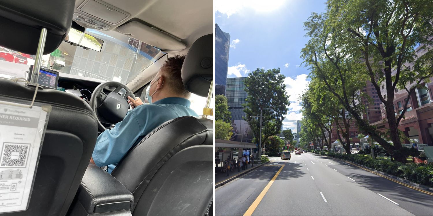 Taxi Driver Pauses Meter During Orchard Road Jam, Passenger Pays Extra As Thanks