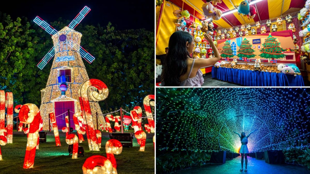 Christmas Wonderland 2022 Has A Giant Windmill & Carnival Games