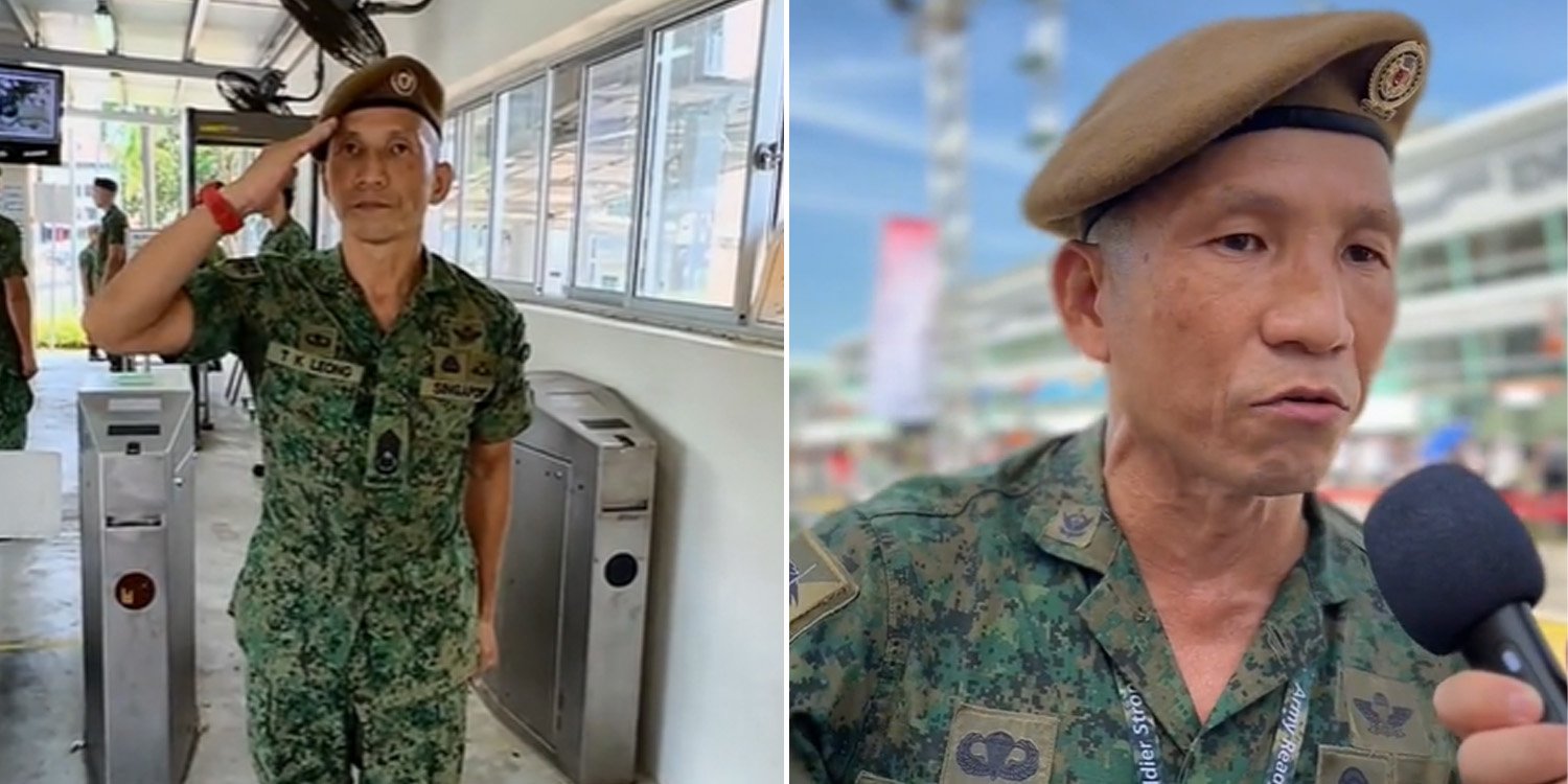 Viral SAF Encik Hangs His Boots After 38 Years, S’poreans Thank Him For His Service