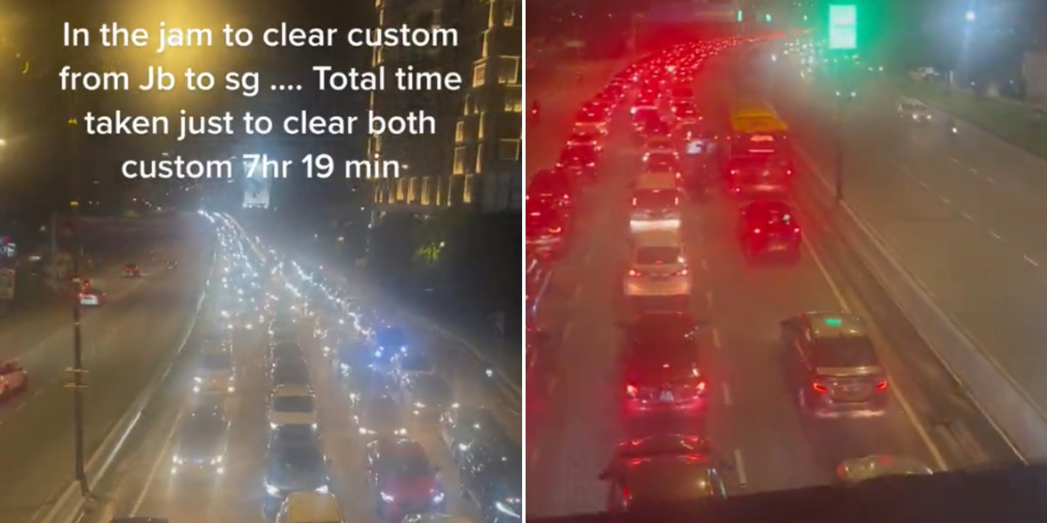 S'pore Family Allegedly Stuck In Causeway Jam For 7 Hours Even On A Weekday
