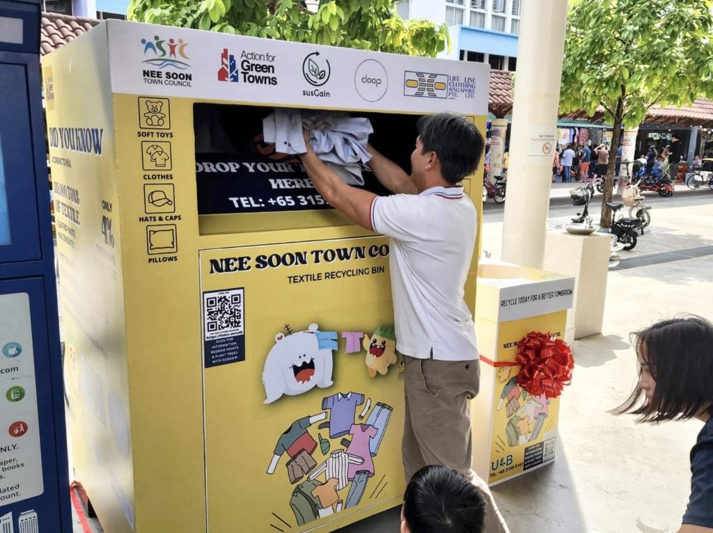 60 Textile Recycling Bins Located Across S'pore, Drop Off Unwanted