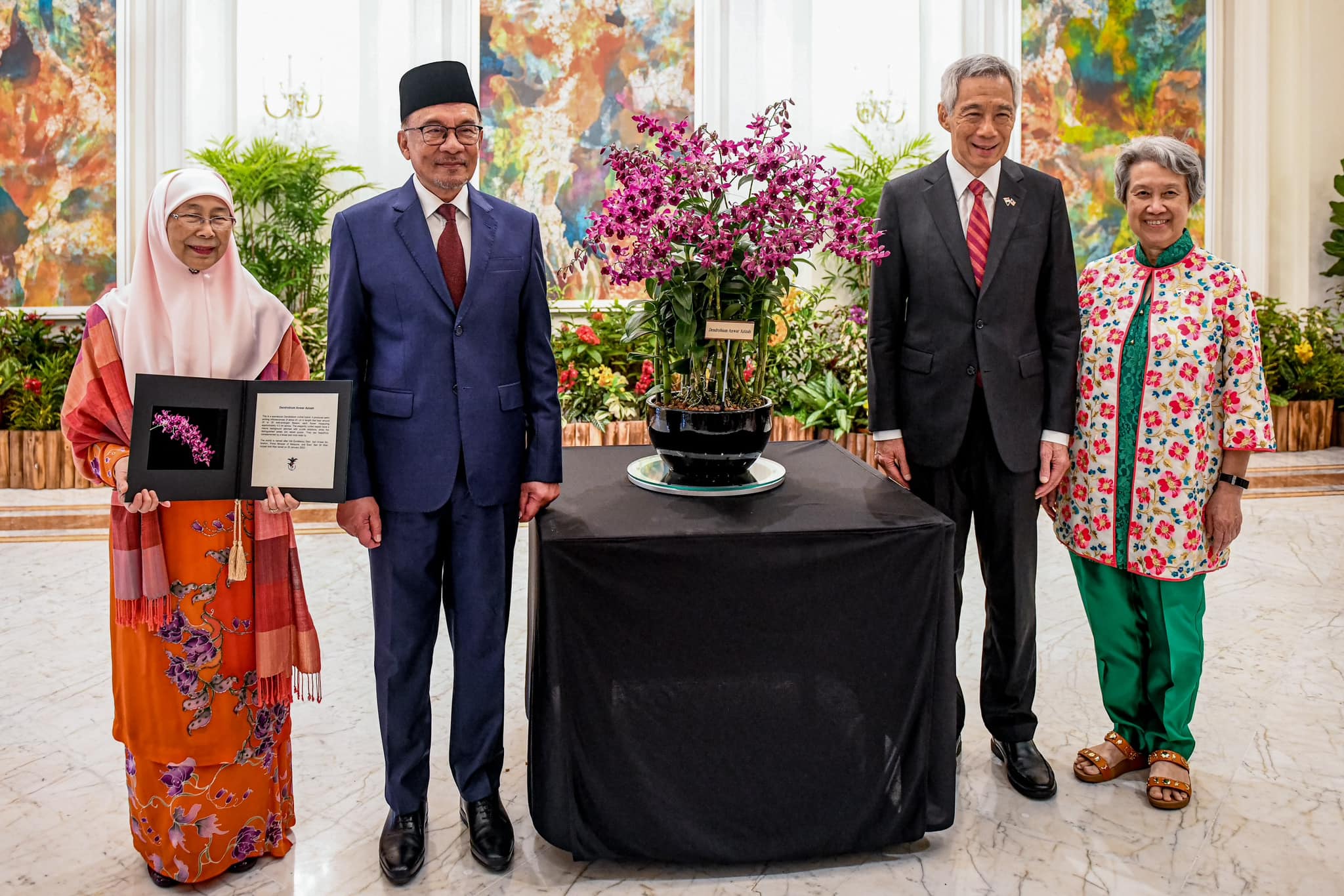 Anwar official visit Singapore