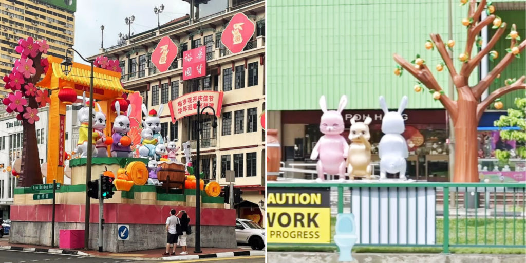 Rabbit CNY Decorations Deck Chinatown, Some Say They Look Like They're ...
