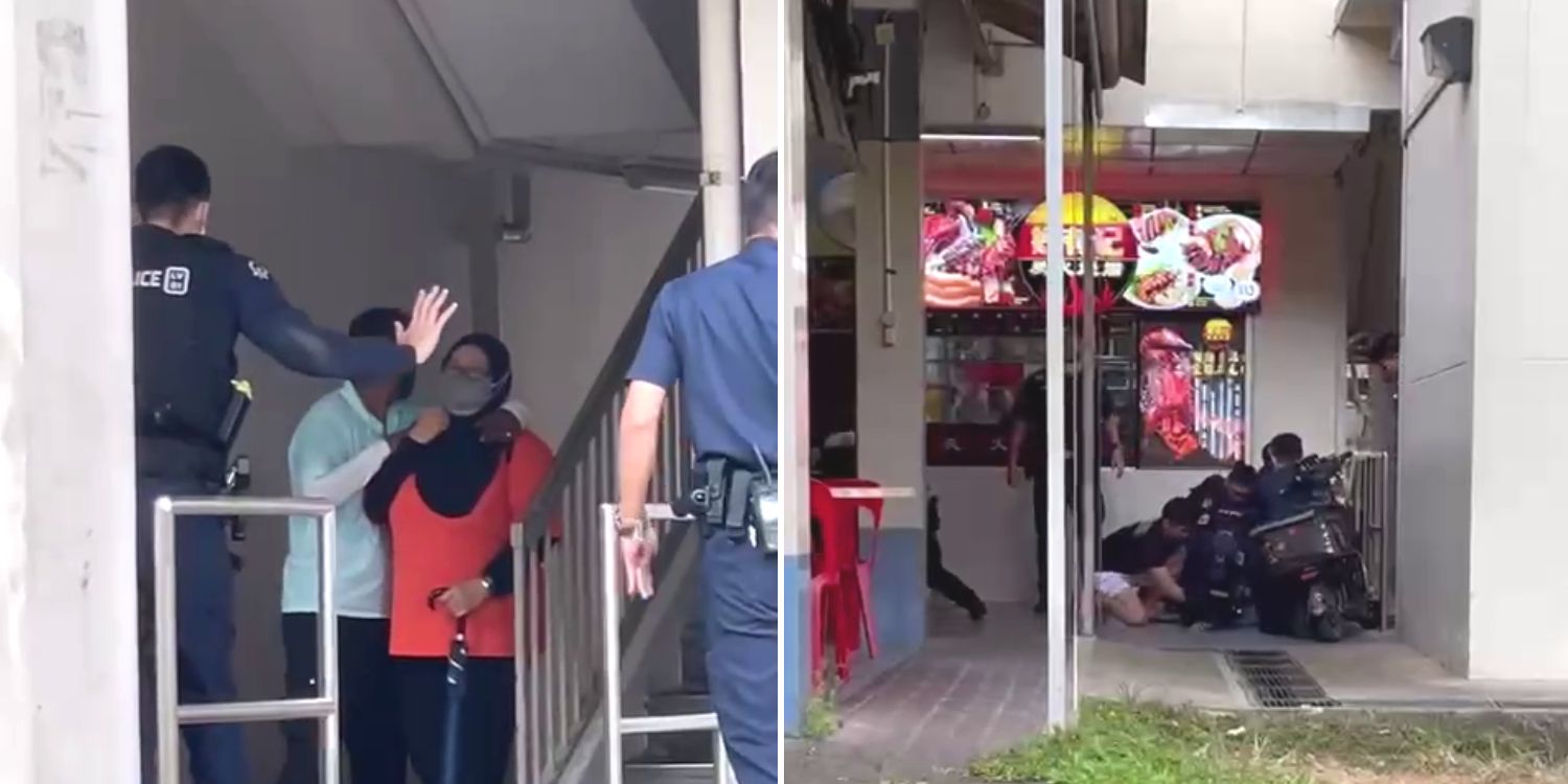 Man Holds Woman Hostage With Knife In Yishun And Gets Arrested By Police Investigations Ongoing