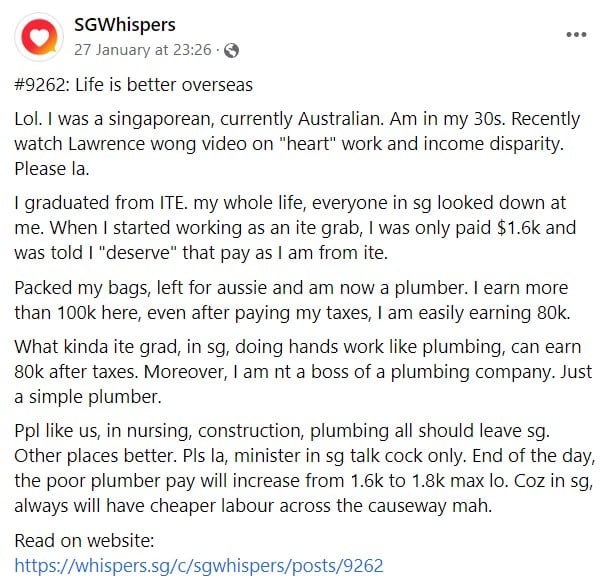 ITE Australia plumber
