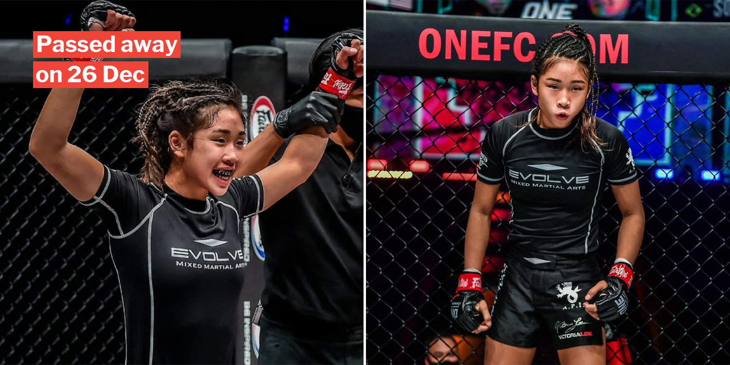 S'pore ONE Championship Fighter Victoria Lee Passes Away At 18, MMA  Community Mourns