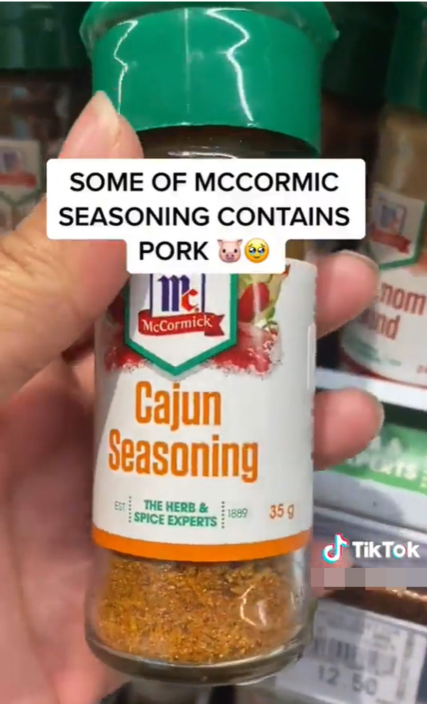 M'sian Woman Claims Cajun Seasoning Contains Pork, Turns Out She Read Label  Wrongly