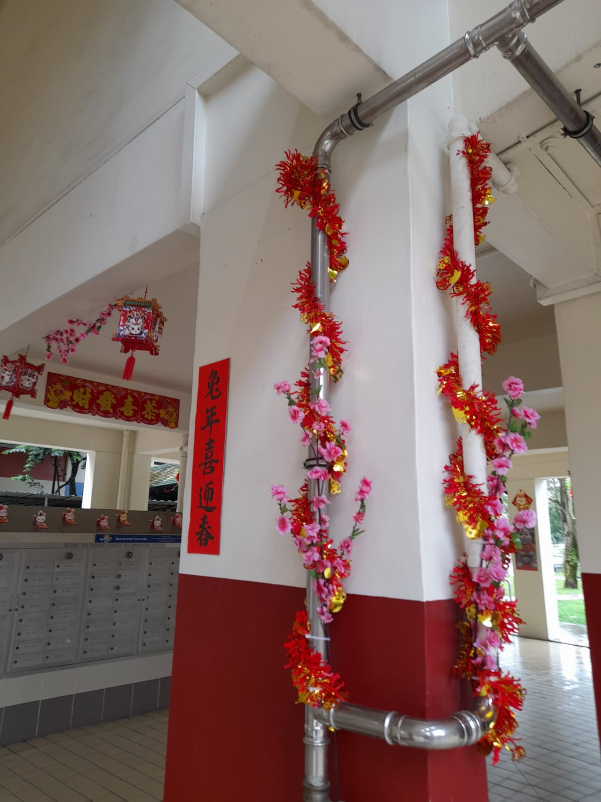 Chinese New Year Decor at Abbott Singapore by