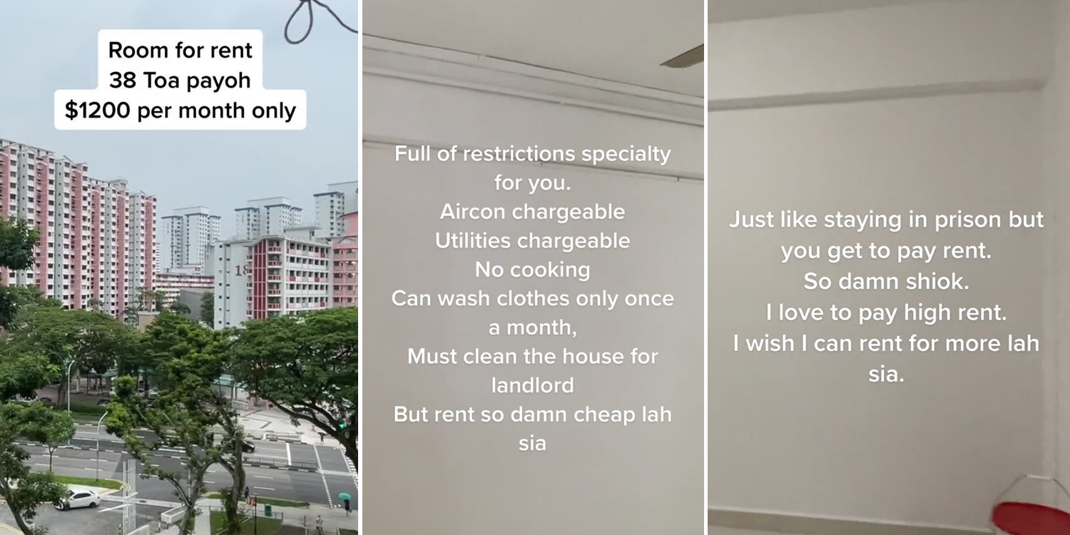Toa Payoh Landlord Charges S$1.2K A Month With Bizarre Rules, Room Gets Taken Anyway