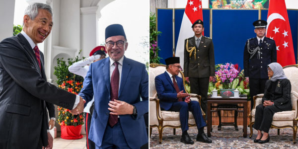 Anwar Makes 1st Official Visit To S’pore As M’sian PM, Witnesses Signing Of 3 Agreements