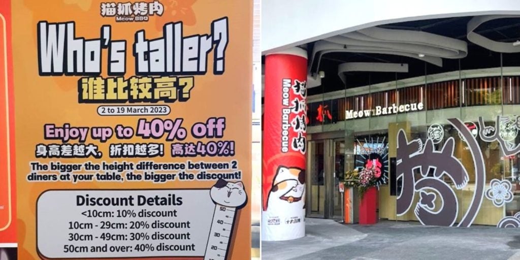 Bugis+ BBQ Eatery Will Offer Discount According To Diners' Height ...