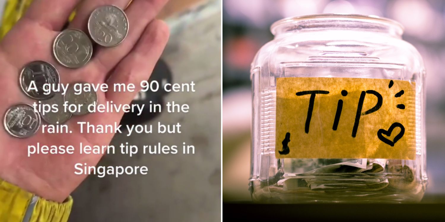 Delivery Rider Calls Out Customer For S$0.90 Tip, Asks Them To Learn S’pore Tipping Rules