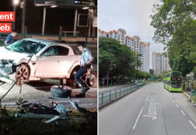 Driver Loses Control Of Car & Crashes Into Tree In Jurong West, Arrested For Drink-Driving