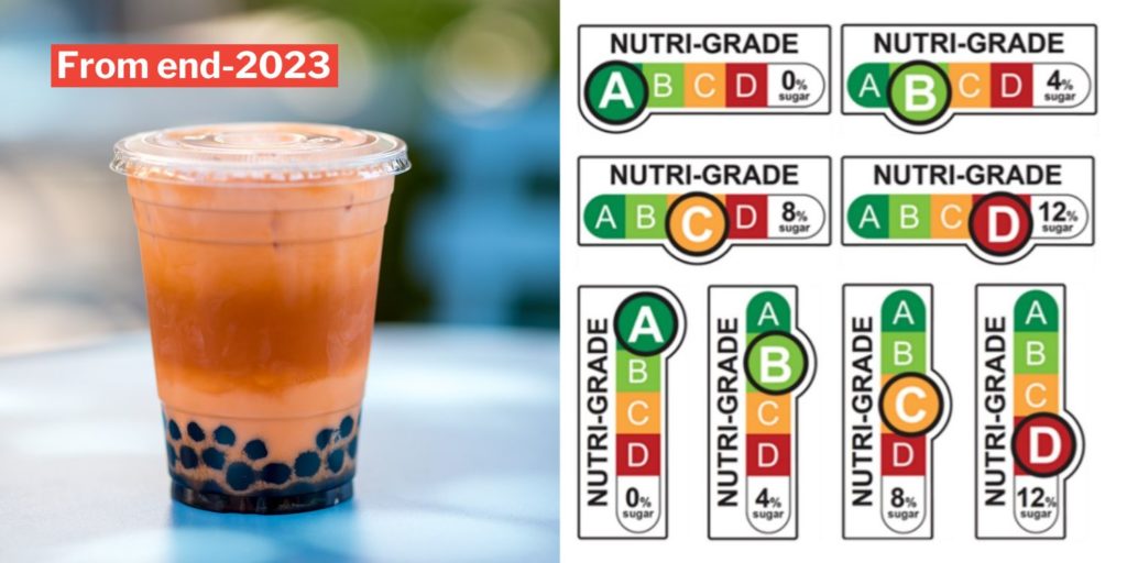 Freshly Prepared Drinks Will Have Nutri-Grade Labels To Further Reduce ...