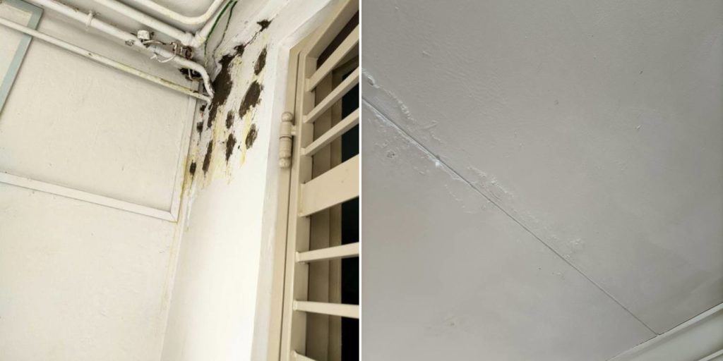 HDB Residents From 3 Estates Experience Ceiling Leaks, Unable To