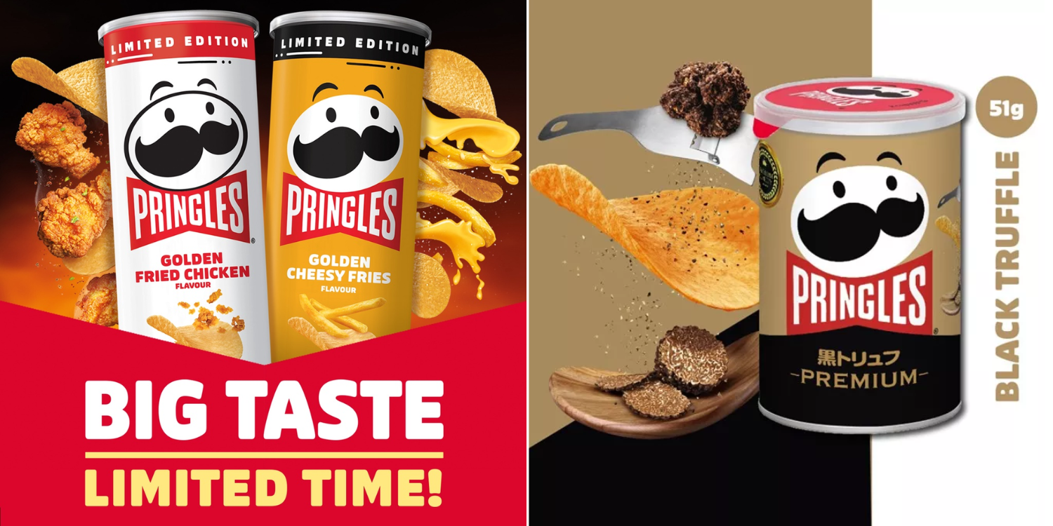 Pringles Has Limited Edition Black Truffle & Fried Chicken Flavours ...
