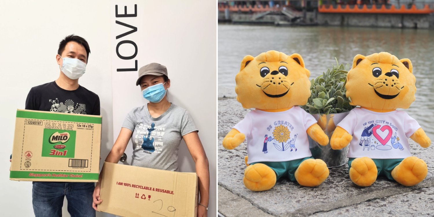 Volunteer With Bae For Valentine’s Day & Win Matching Singa The Kindness Lion Plushies