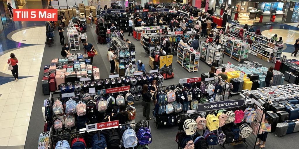 Marina Square Sale Has Up To 60 Off Luggage & Travel Accessories For