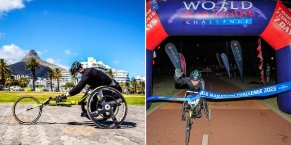 66-Year-Old S'porean Becomes First Athlete In Wheelchair To Complete 7 Marathons In 7 Days