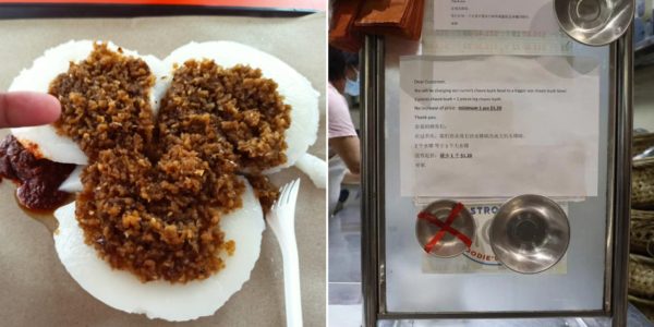 Famous Bedok Chwee Kueh Stall Doubles Size & Price Of Food To Reduce Bowls Used