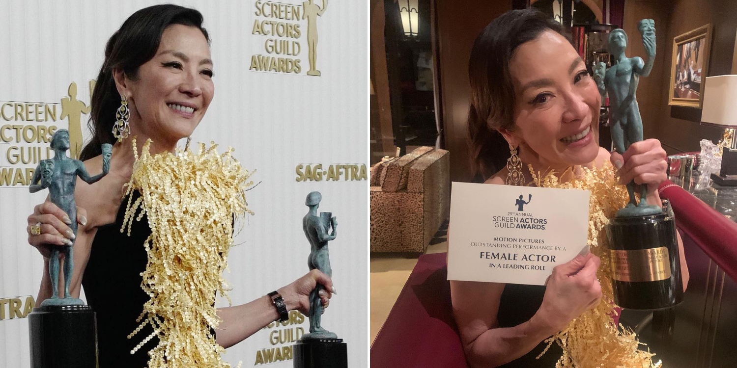 Michelle Yeoh Wins Best Actress At 29th Screen Actors Guild Awards, Is The 1st Asian To Do So