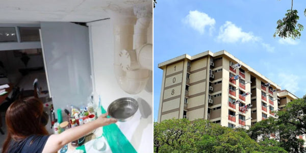 Bedok Flat Has Severe Ceiling Leakages Whenever Neighbour Above Showers, Water Causes Power Outages
