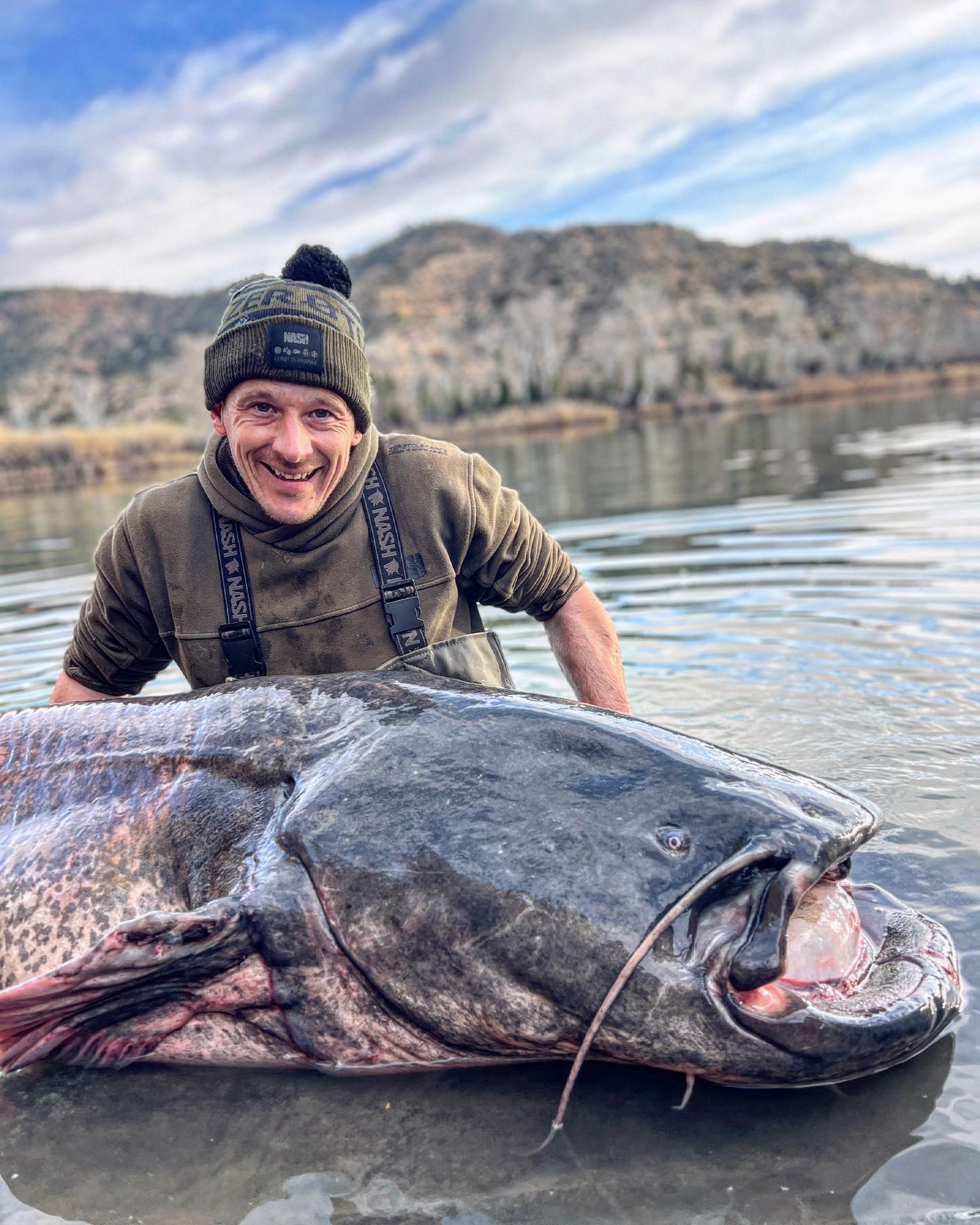 100kg Catfish Caught In Spain River, Fisherman Releases Monster Catch