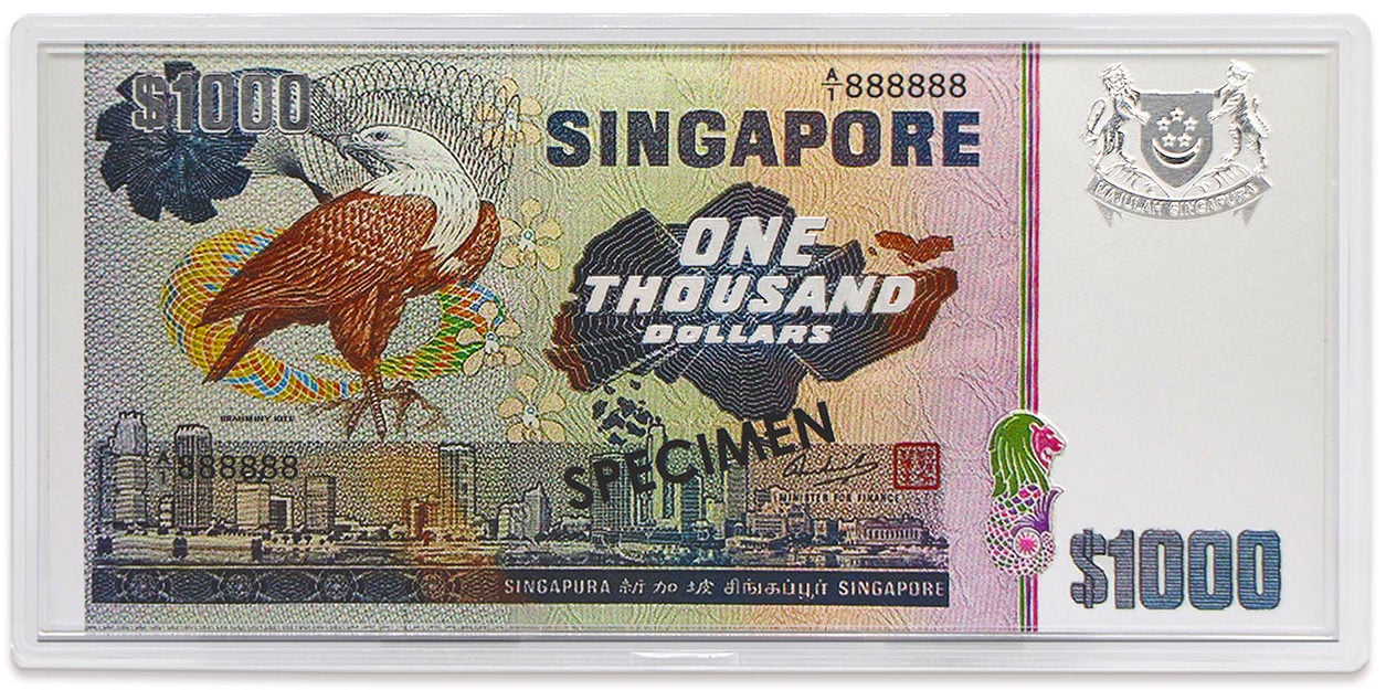 S'pore Mint Launches Pure Gold & Silver S1K Banknotes, Limited Pieces